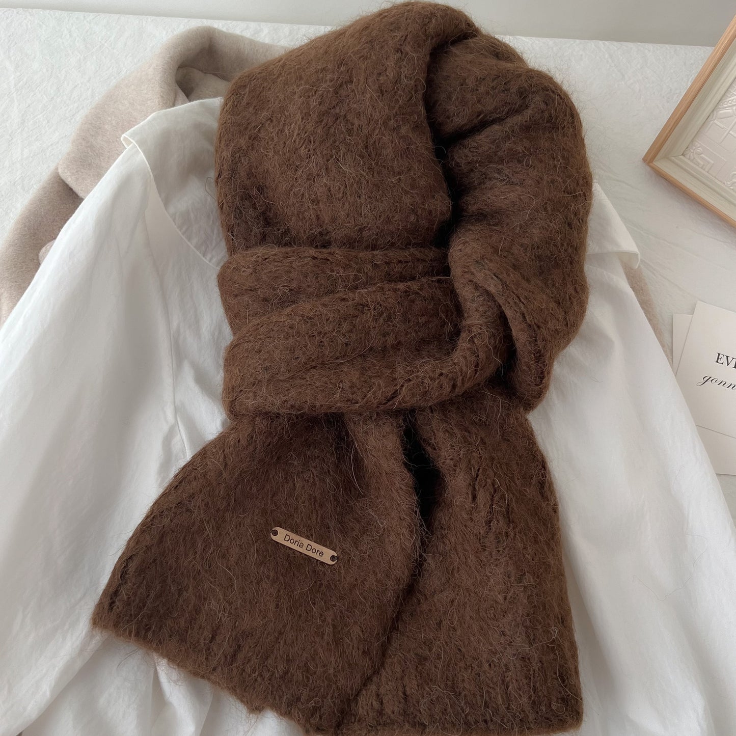 Wool Blended Korean Style Fashionable Student High-grade Knitted