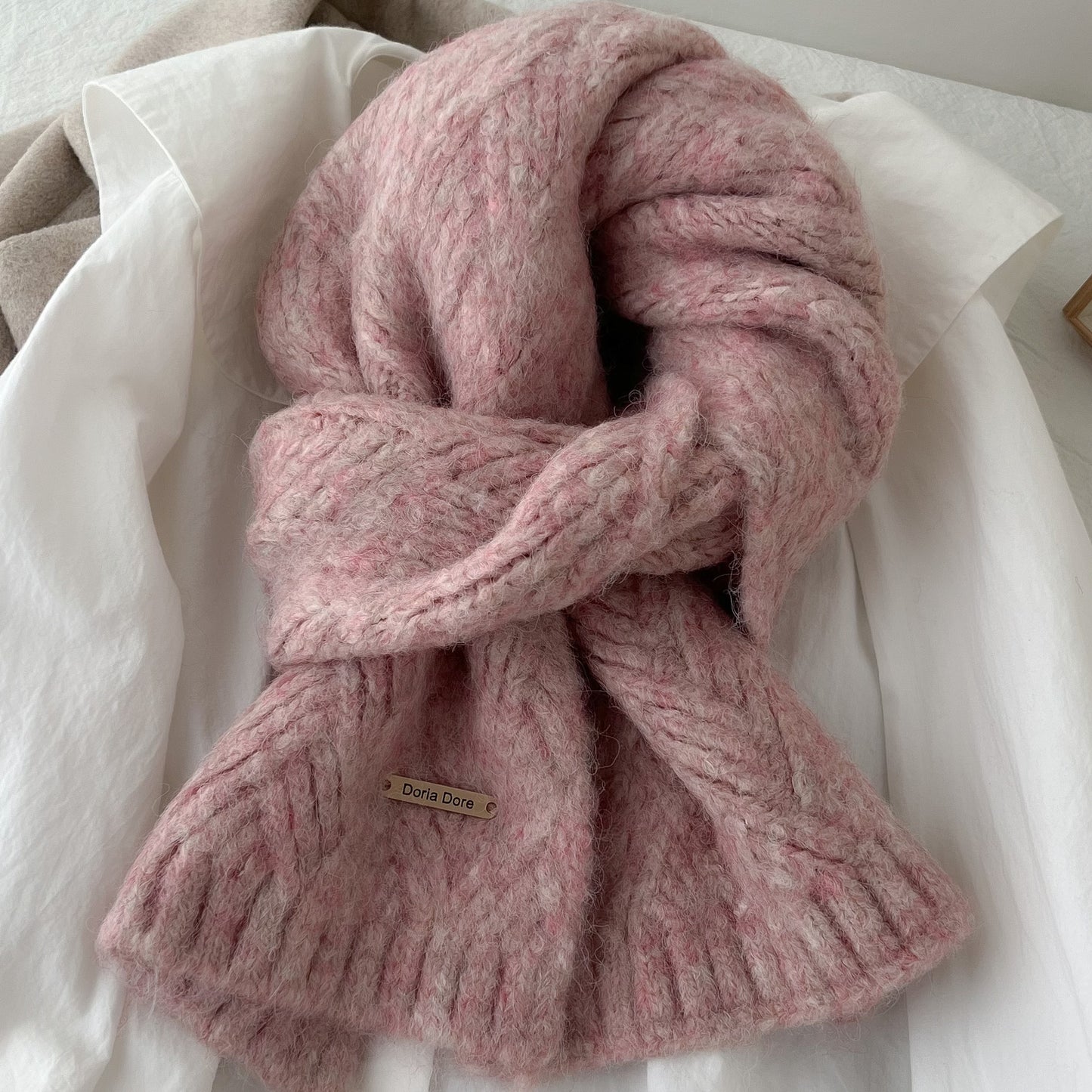 Wool Blended Korean Style Fashionable Student High-grade Knitted