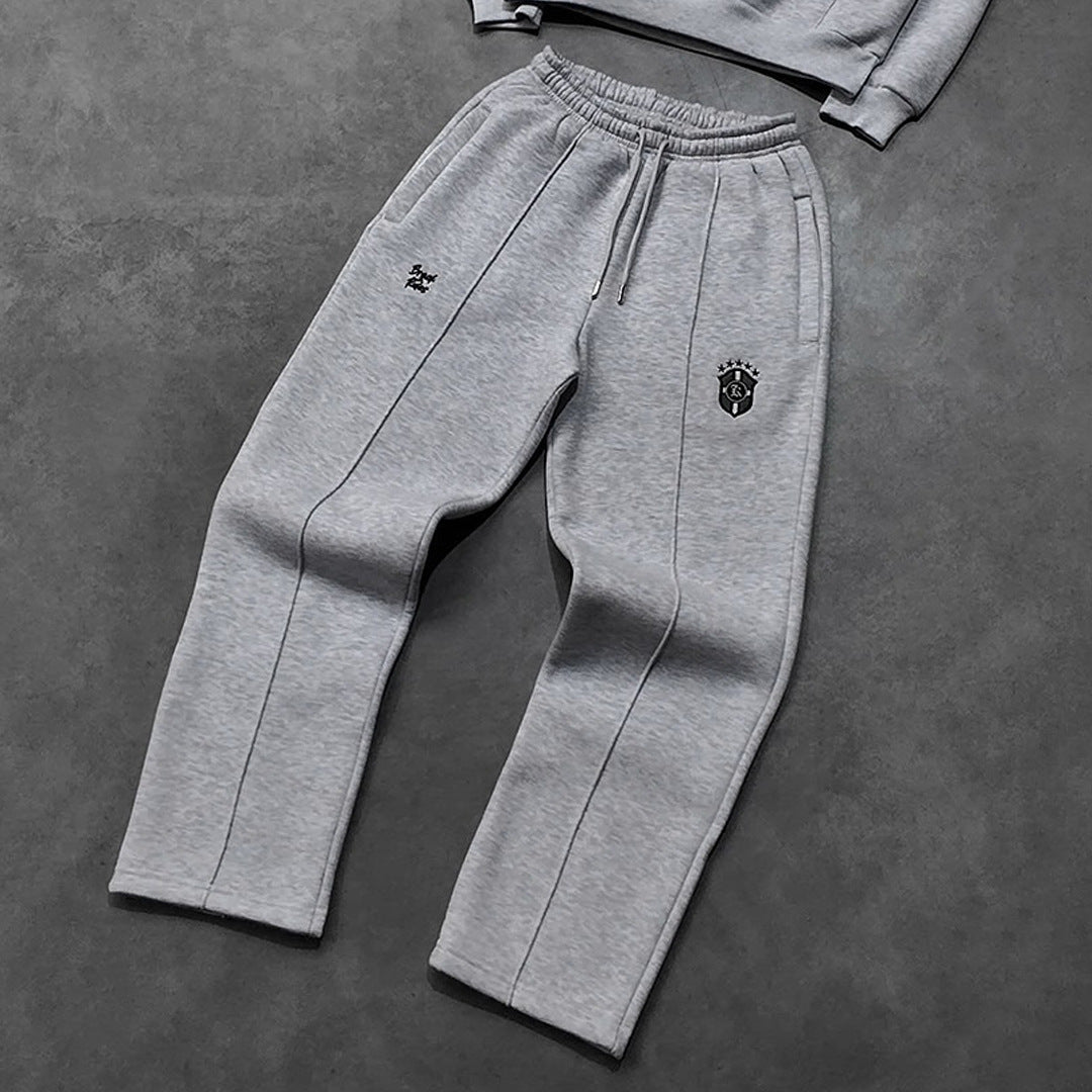 Zip Hooded Jacket Casual Suit Long Sleeve Sweatshirt And Sweatpants Trousers