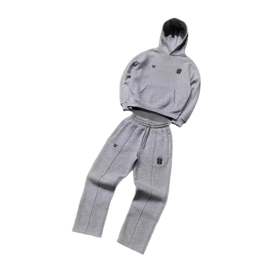Zip Hooded Jacket Casual Suit Long Sleeve Sweatshirt And Sweatpants Trousers