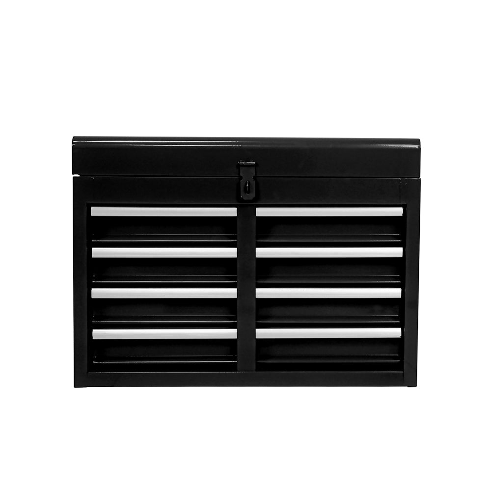 5-Drawer Tool Chest with Adjustable Shelf and Cabinet - Black