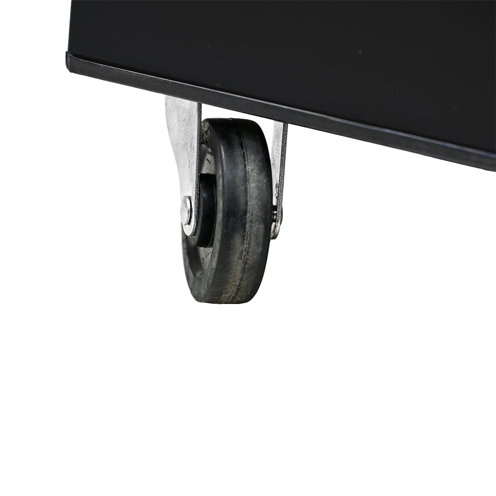 5-Drawer Tool Chest with Adjustable Shelf and Cabinet - Black